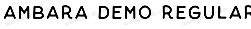 Ambara_Demo Regular字体转换